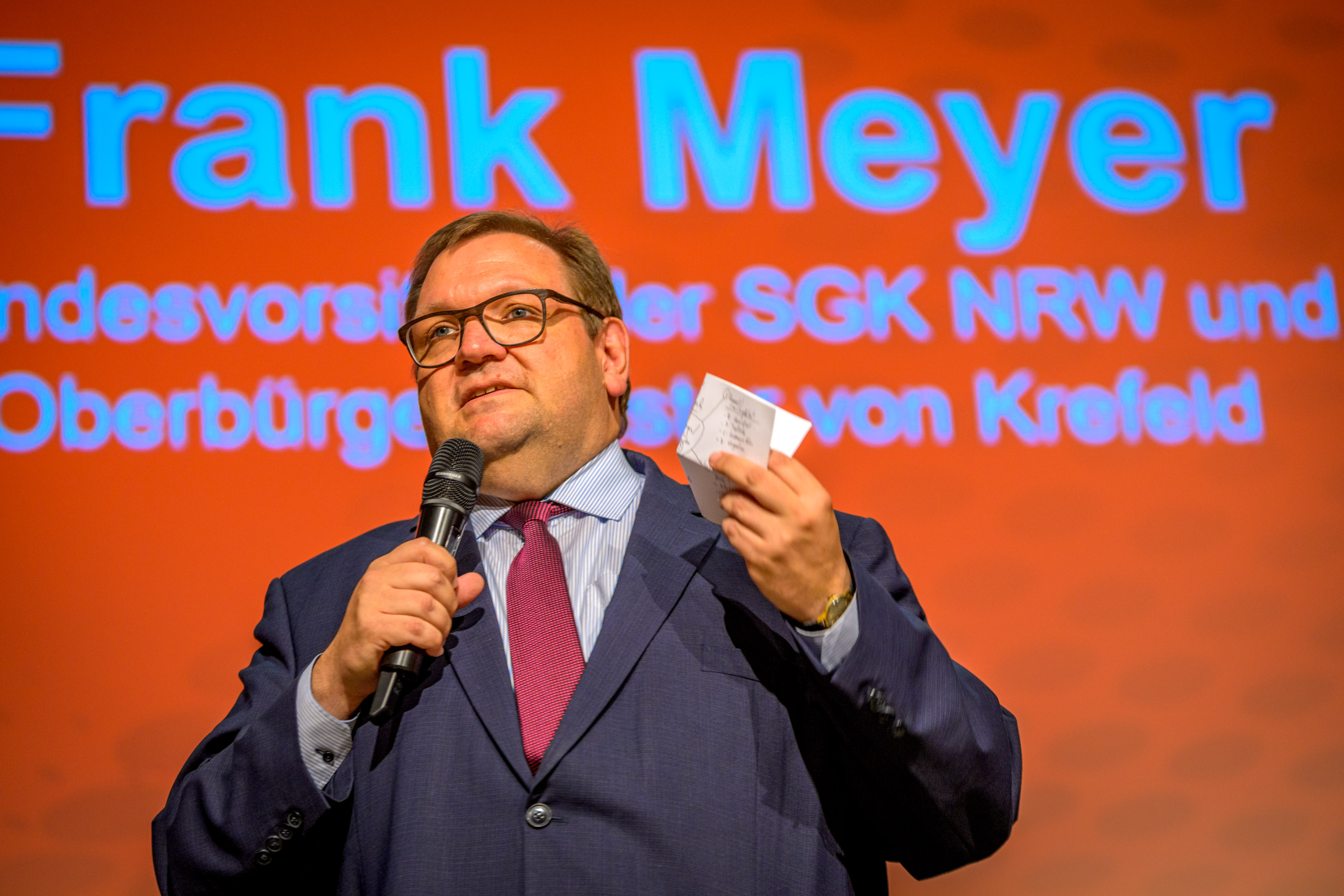 Frank Meyer während seiner Rede auf dem DEMO-Kommunalkongress