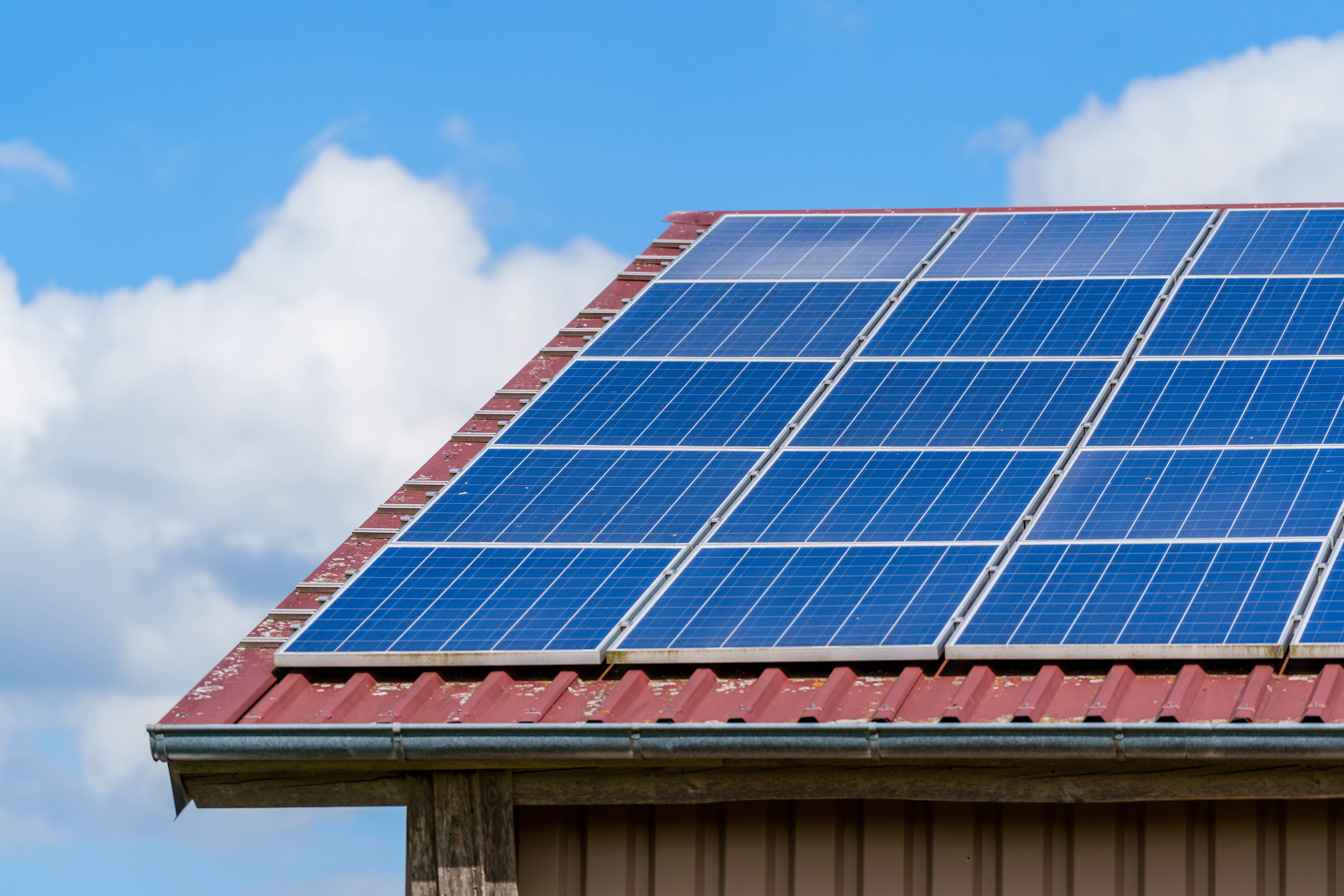 Solaranlage auf Dach