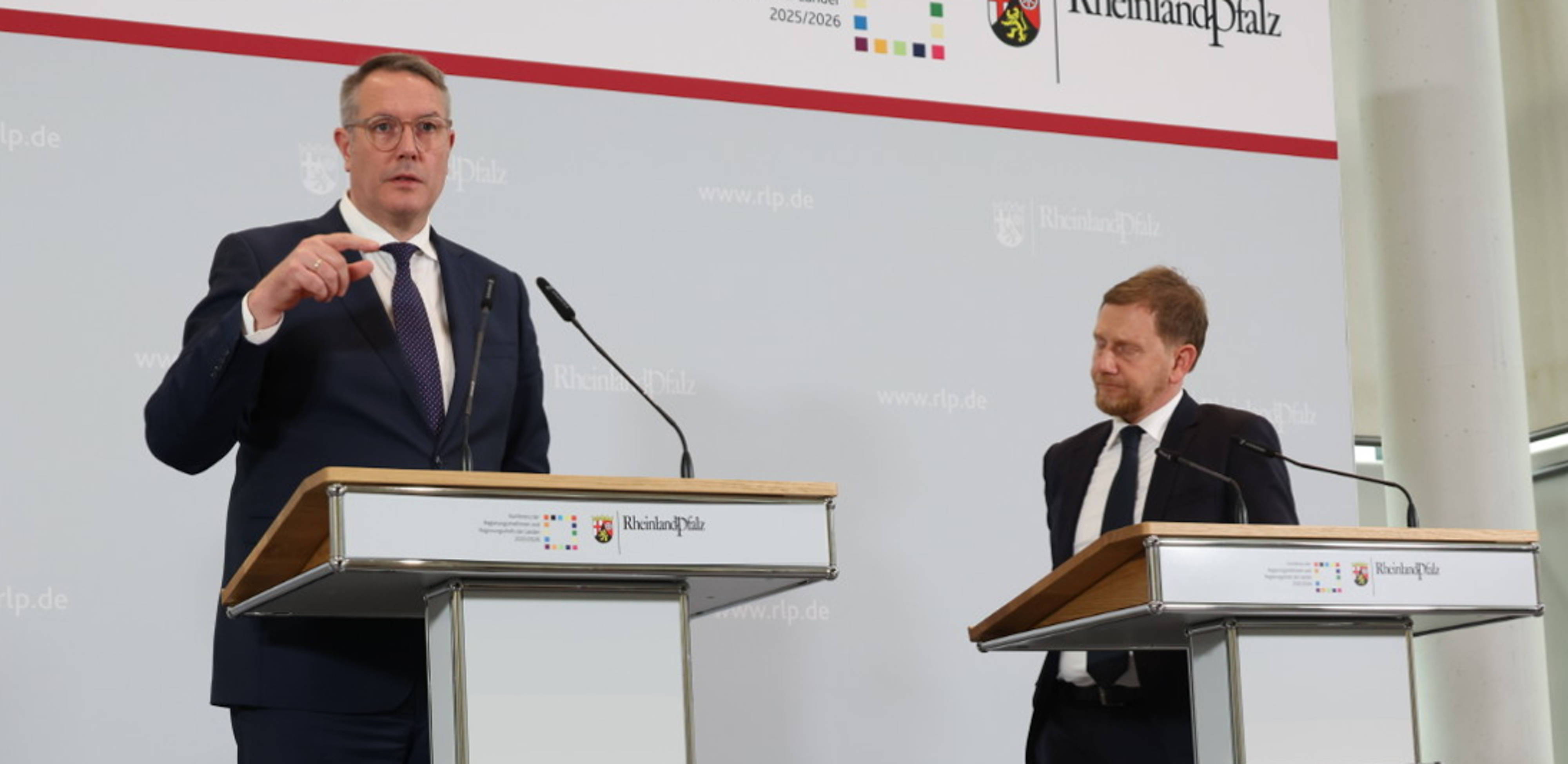 Pressekonferenz zur Ministerpräsidentenkonferenz