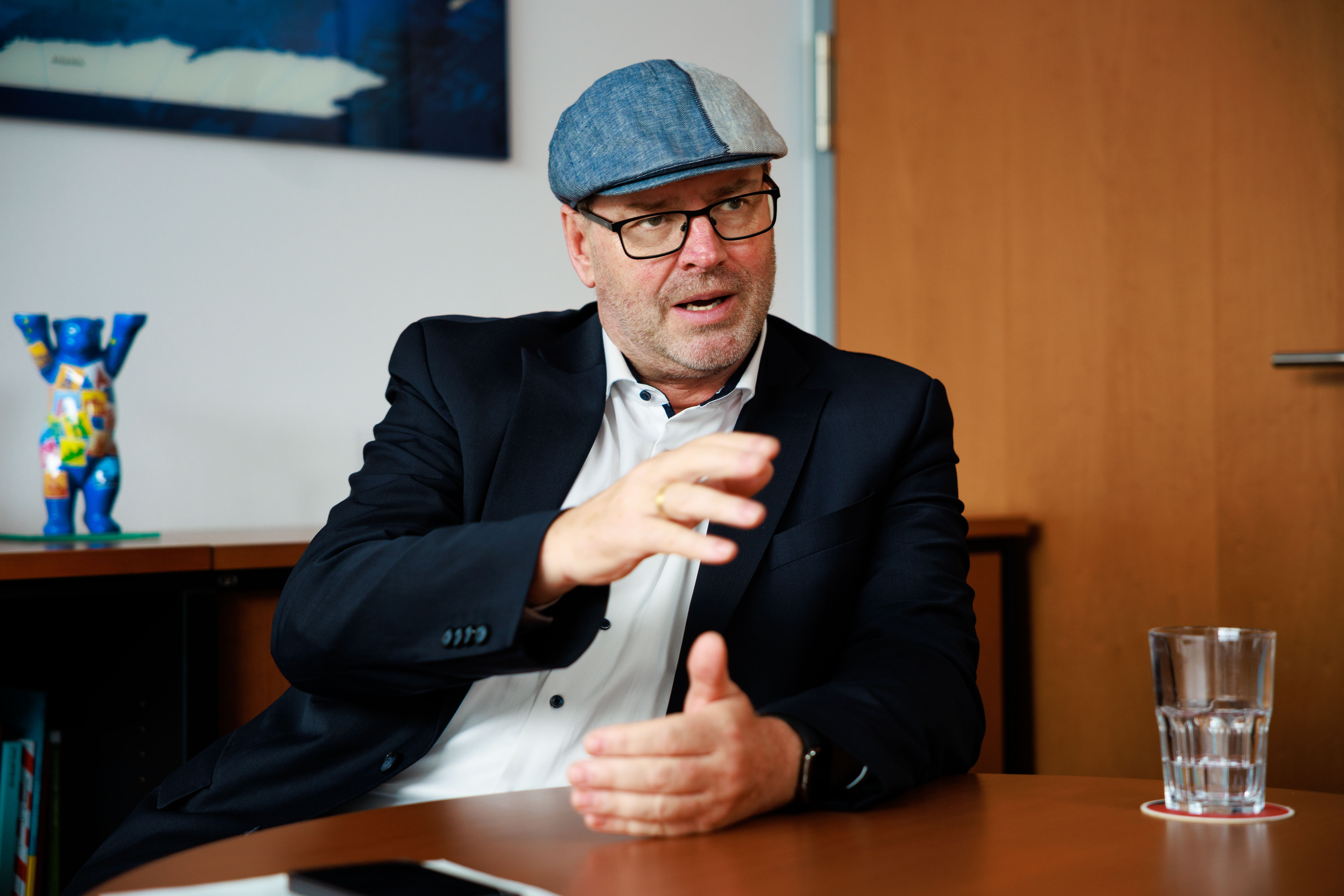 Jürgen Coße im Gespräch