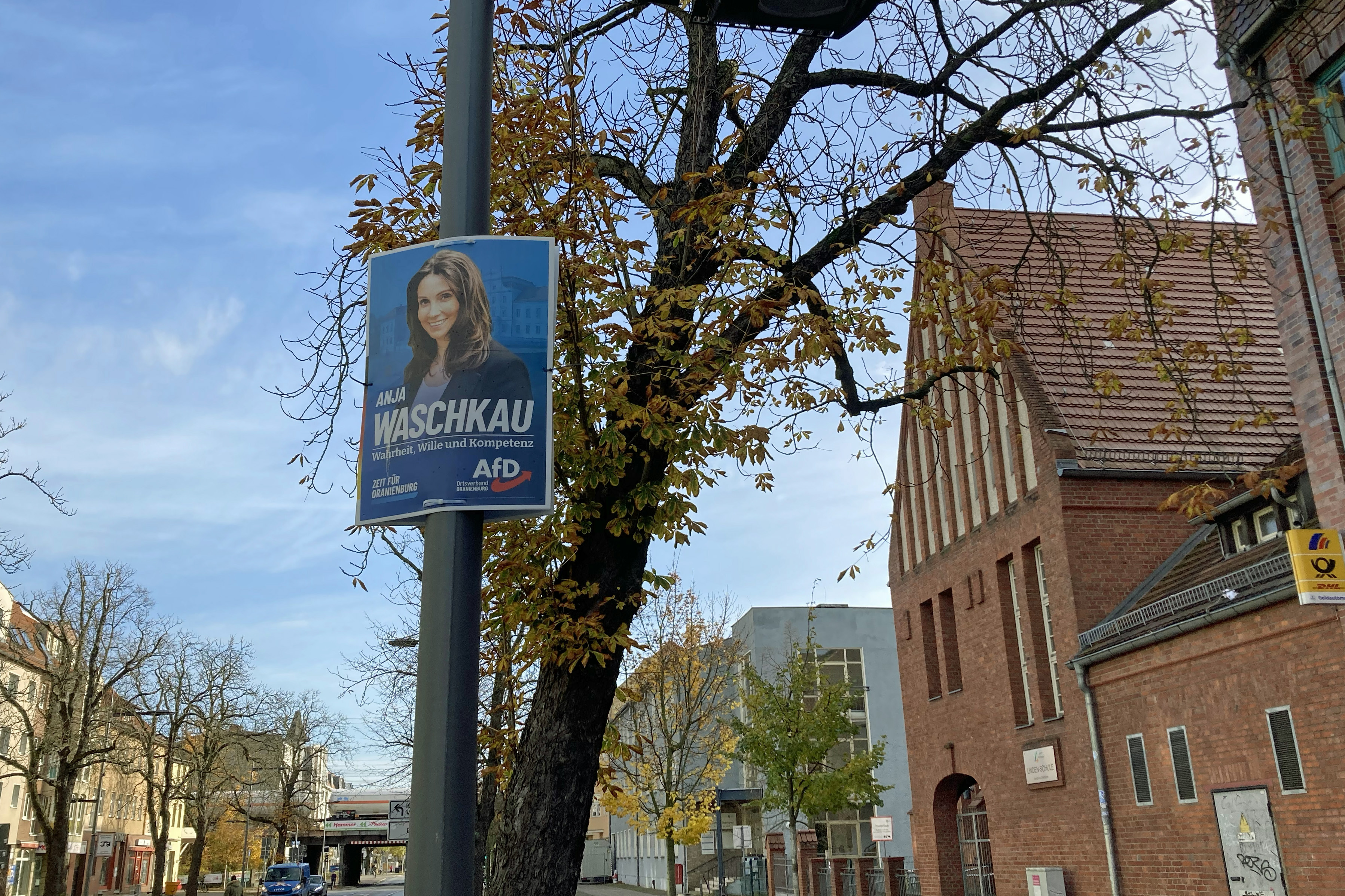 Wahlplakat Anja Waschkau