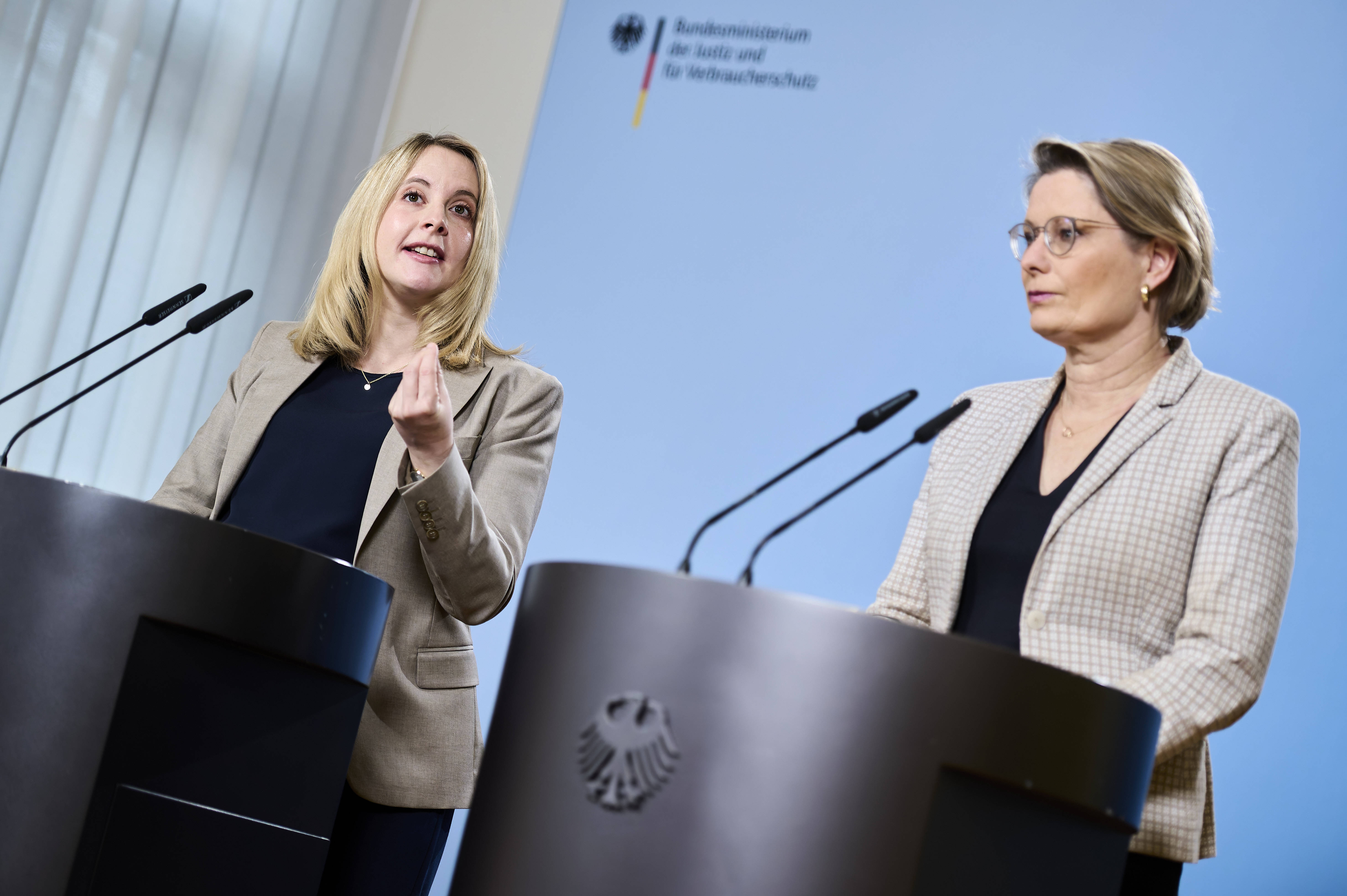 Verena Hubertz und Stefanie Hubig