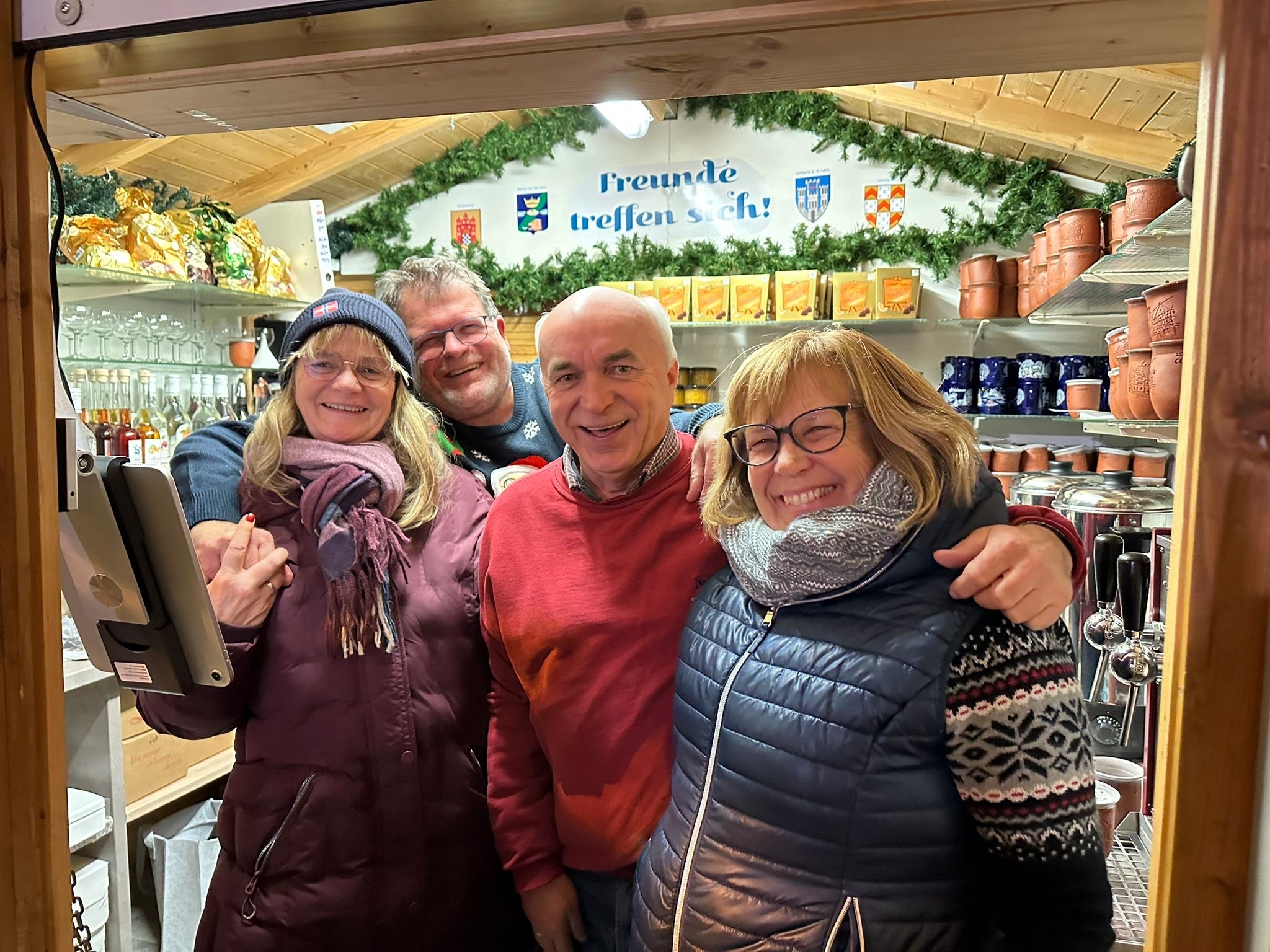 Partnerschaftsverein mit Glühweinstand